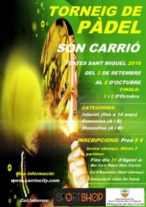 Cartell pàdel 2016